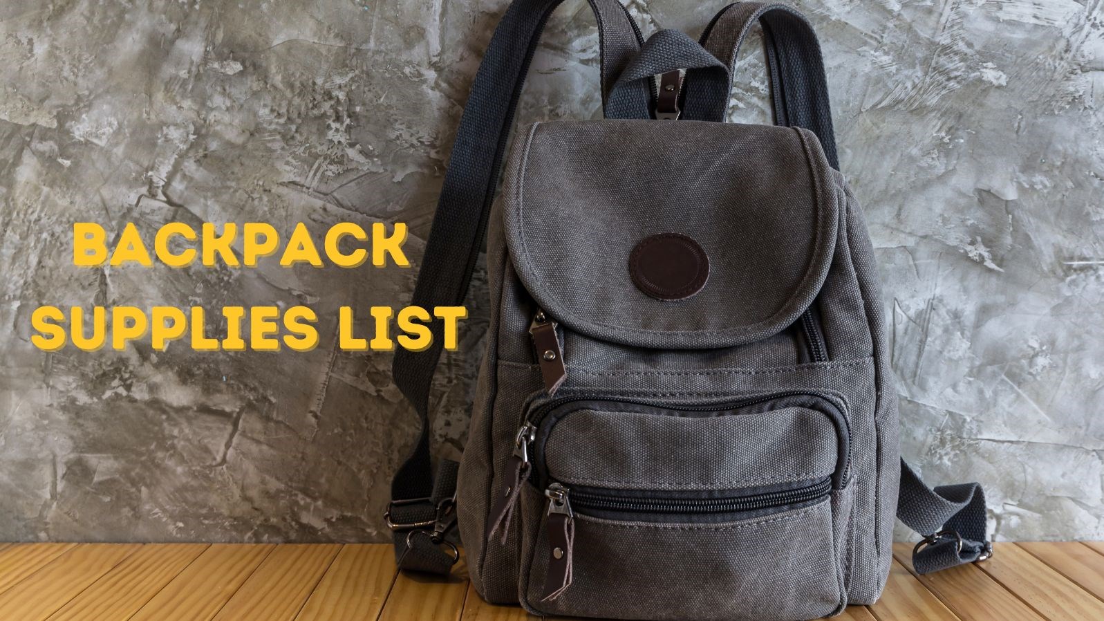 Backpack Supply List
